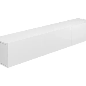Idao 160 cm wit 3-deurs TV-element voor wandmontage Idao 160 cm wit 3-deurs TV-element voor wandmontage