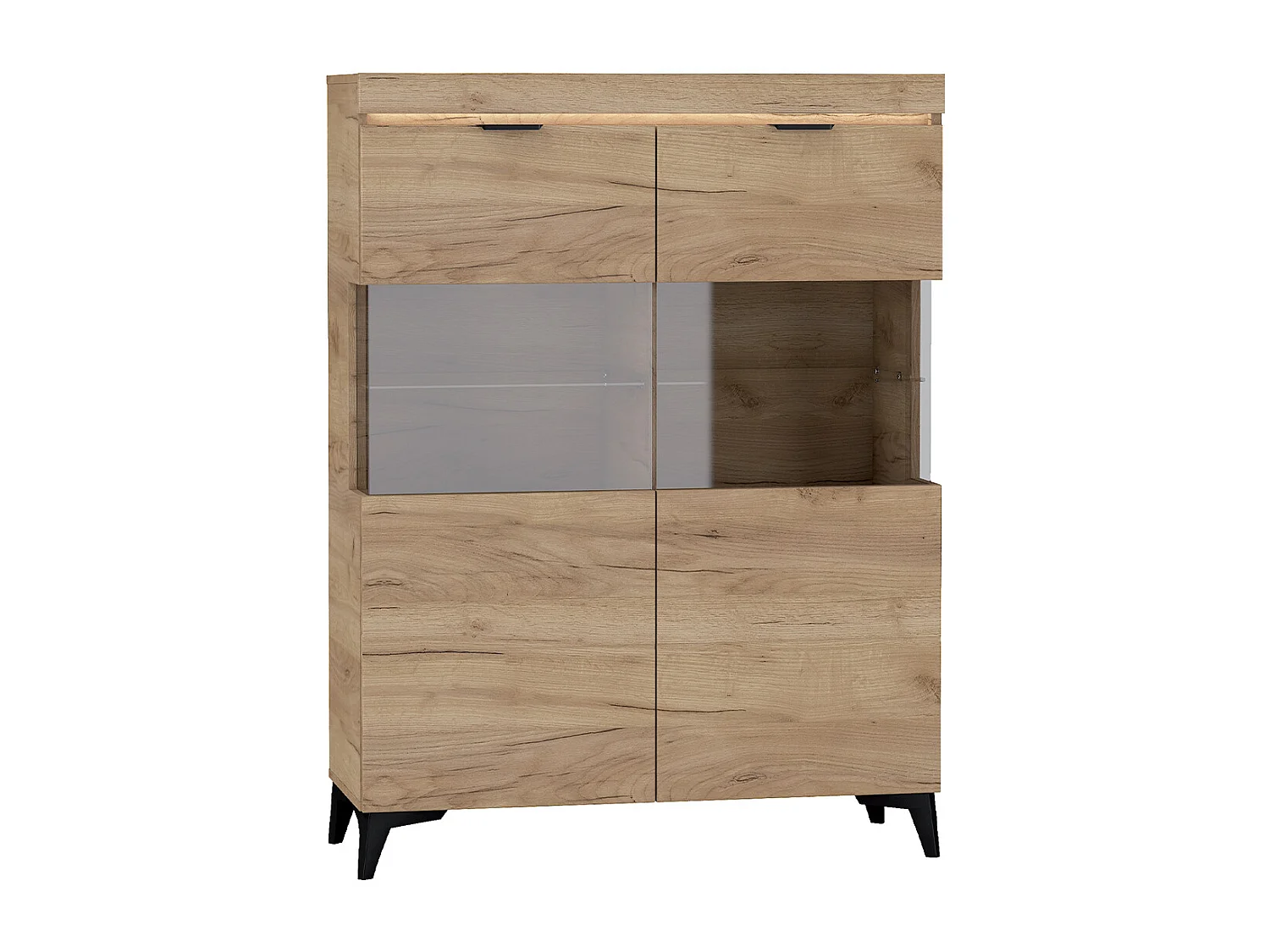Ruben Hout 2-deurs LED servieskast
