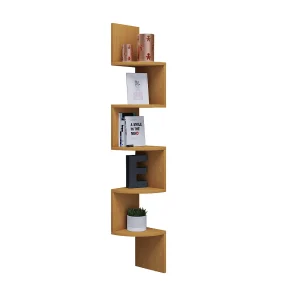 Houten wandplank deco hoekplank Mintis Houten wandplank deco hoekplank Mintis