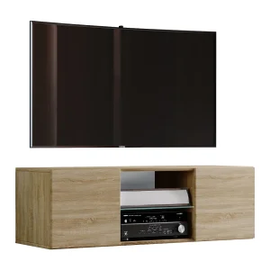 Hout TV Muur Lowboard Fernseh Jusa 115 Hout TV Muur Lowboard Fernseh Jusa 115