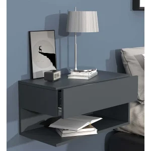 Houten muur hangende nachtkastje Usal XL 60cm Houten muur hangende nachtkastje Usal XL 60cm