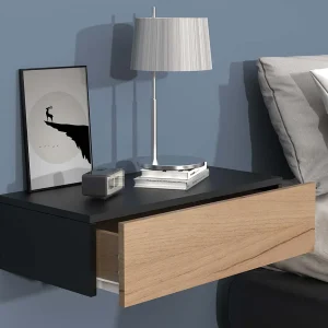 Houten muur hangende nachtkastje Usal M 60 cm Houten muur hangende nachtkastje Usal M 60 cm