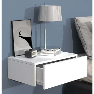 Houten muur hangende nachtkastje Usal M 45 cm