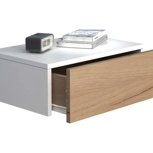 Houten muur hangende nachtkastje Usal M 45 cm Houten muur hangende nachtkastje Usal M 45 cm