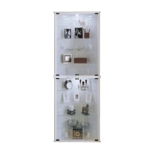 Houten glazen hoekvitrine vitrine Jecka Houten glazen hoekvitrine vitrine Jecka