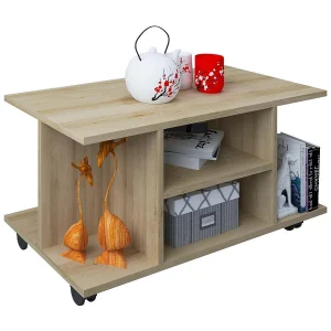 Houten Sofatic Koffietafel Rolls Findula