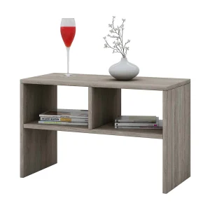 Houten bijzettafel salontafel Nachto S