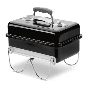 Houtskoolbarbecue Weber Go-Anywhere Zwart – Verchroomd Stalen Rooster – Versterkte Nylon Handgreep – 10 jaar Garantie Houtskoolbarbecue Weber Go-Anywhere Zwart – Verchroomd Stalen Rooster – Versterkte Nylon Handgreep – 10 jaar Garantie