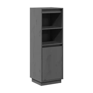 Hoge kast 37x34x110 cm massief grenenhout grijs Hoge kast 37x34x110 cm massief grenenhout grijs