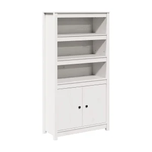 Hoge kast 80x35x154 cm massief grenenhout wit Hoge kast 80x35x154 cm massief grenenhout wit