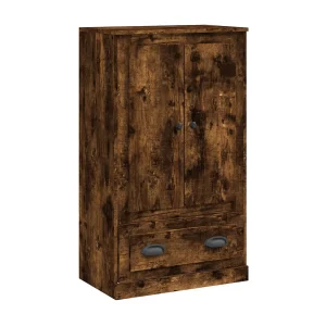 Hoge kast 60×35,5×103,5 cm bewerkt hout gerookt eikenkleurig Hoge kast 60×35,5×103,5 cm bewerkt hout gerookt eikenkleurig