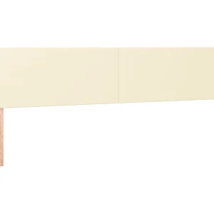 Hoofdborden 180x5x78/88 cm kunstleer crèmekleurig Hoofdborden 180x5x78/88 cm kunstleer crèmekleurig
