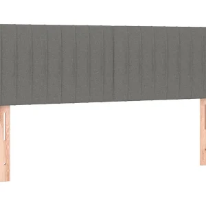 Hoofdborden 144x5x78/88 cm stof donkergrijs Hoofdborden 144x5x78/88 cm stof donkergrijs
