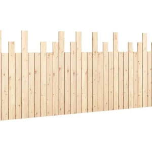 Hoofdbord wandmontage 204x3x80 cm massief grenenhout Hoofdbord wandmontage 204x3x80 cm massief grenenhout