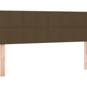 Hoofdborden 144x5x78/88 cm stof donkerbruin Hoofdborden 144x5x78/88 cm stof donkerbruin
