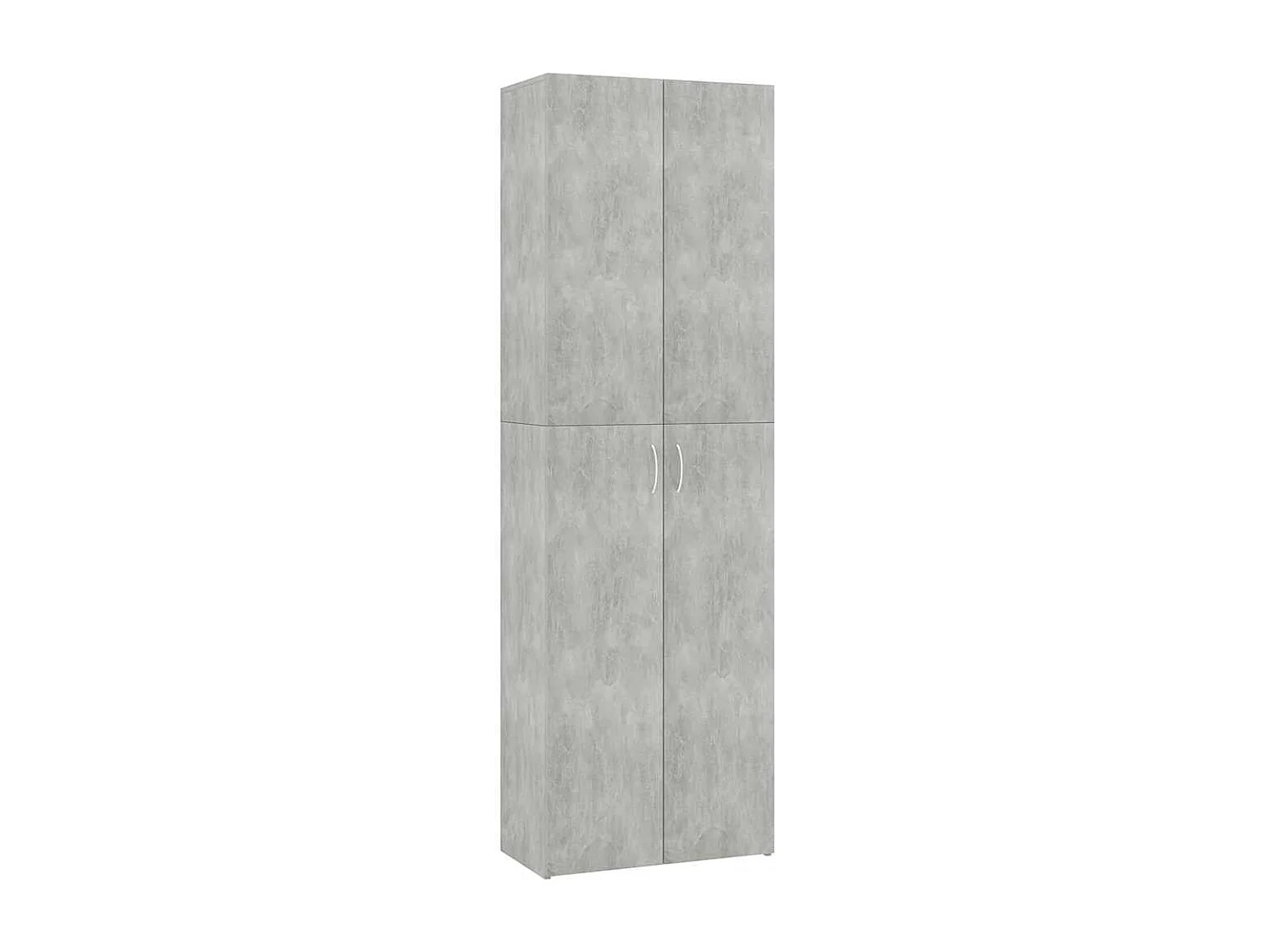 Kantoorkast 60x32x190 cm bewerkt hout betongrijs