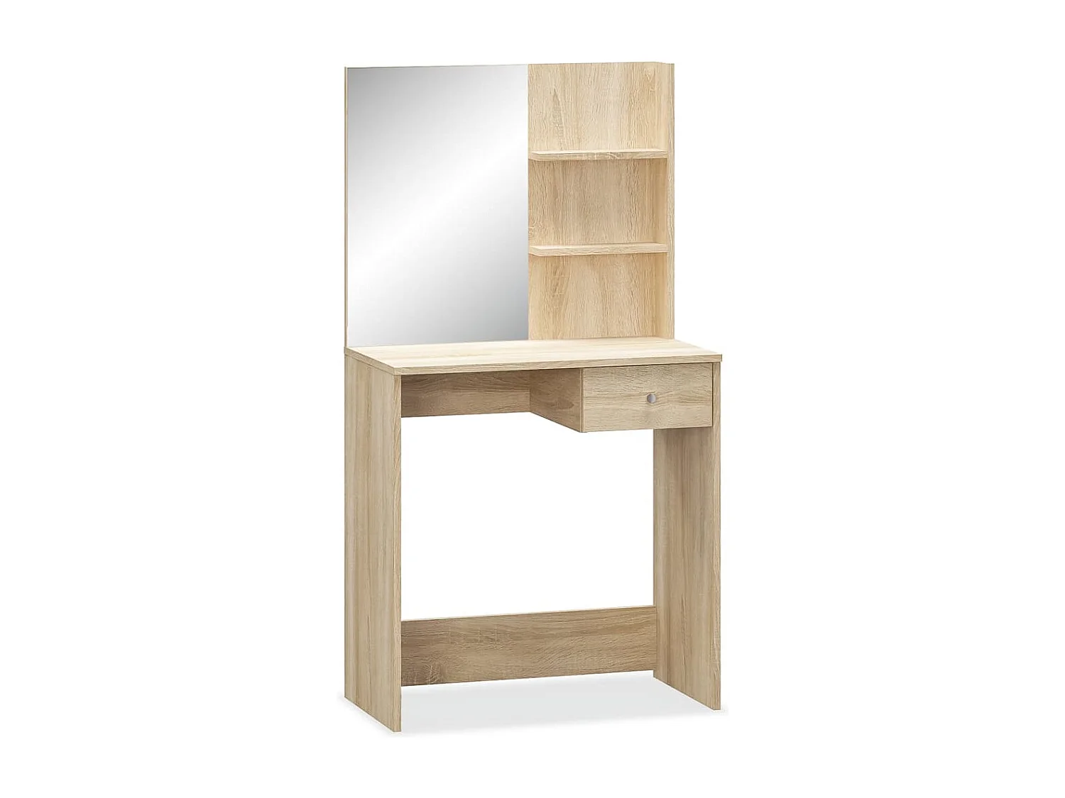 Kaptafel 75x40x141 cm bewerkt hout eikenkleurig