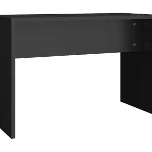 Kaptafelkruk 70x35x45 cm bewerkt hout zwart Kaptafelkruk 70x35x45 cm bewerkt hout zwart