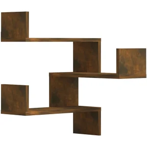 Hoekwandschappen 2 st 40x40x50 cm bewerkt hout sonoma eiken Hoekwandschappen 2 st 40x40x50 cm bewerkt hout sonoma eiken