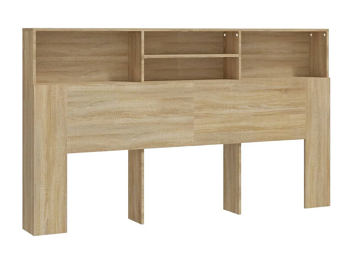Hoofdbordkast 180x19x103,5 cm sonoma eikenkleurig