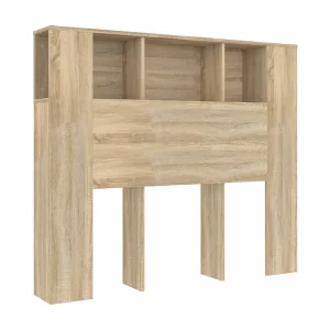 Hoofdbordkast 120×18,5×102,5 cm sonoma eikenkleurig