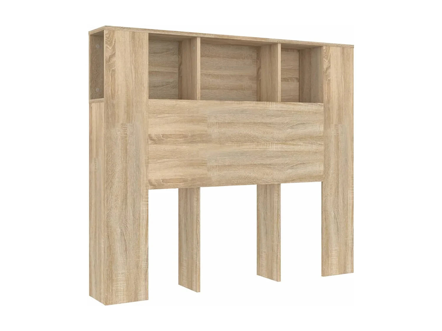 Hoofdbordkast 120x18,5x102,5 cm sonoma eikenkleurig