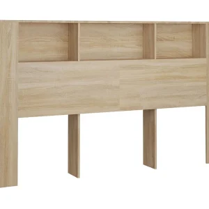 Hoofdbordkast 180×18,5×104,5 cm sonoma eikenkleurig