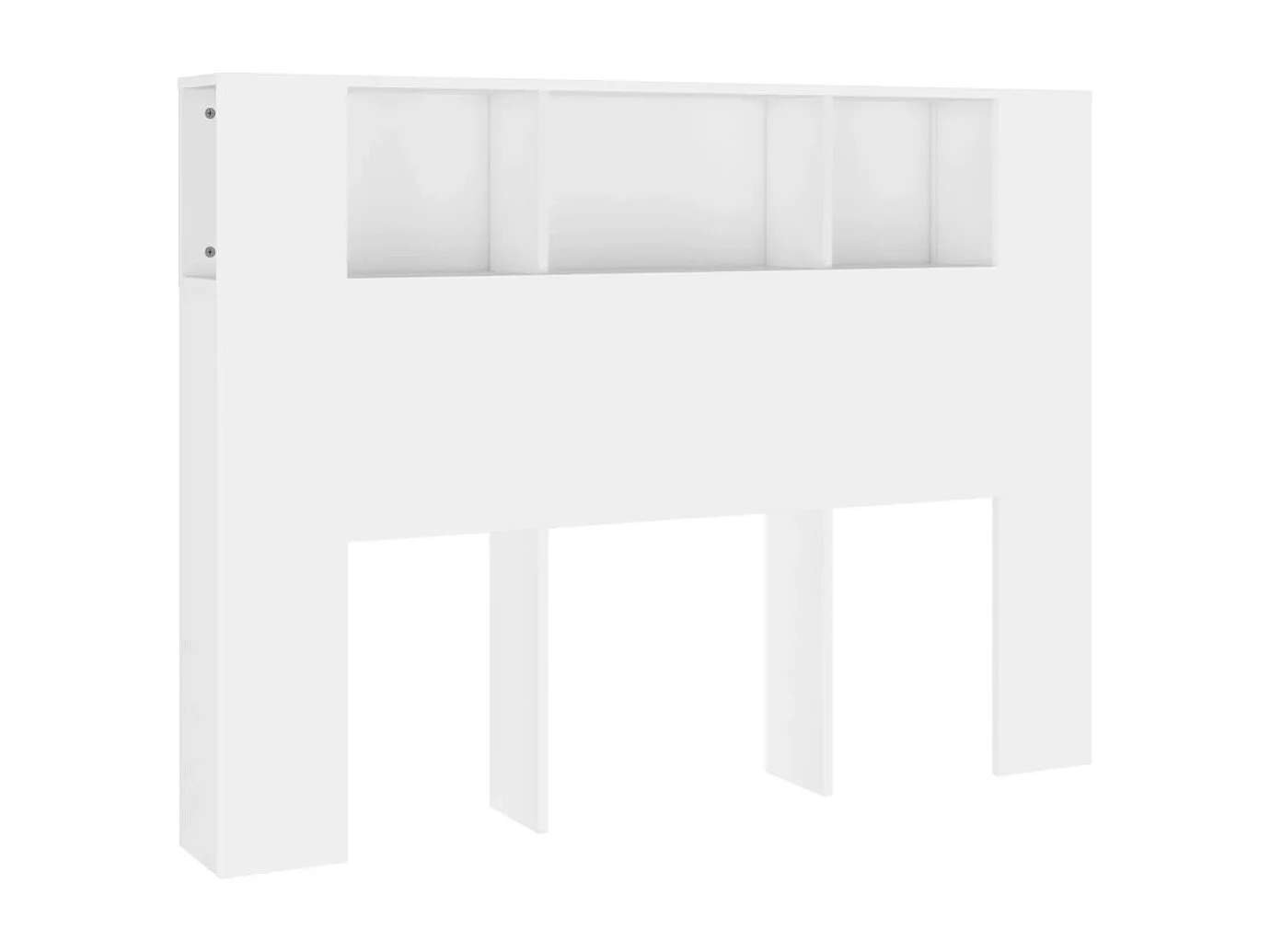 Hoofdbordkast 140x18,5x104,5 cm wit