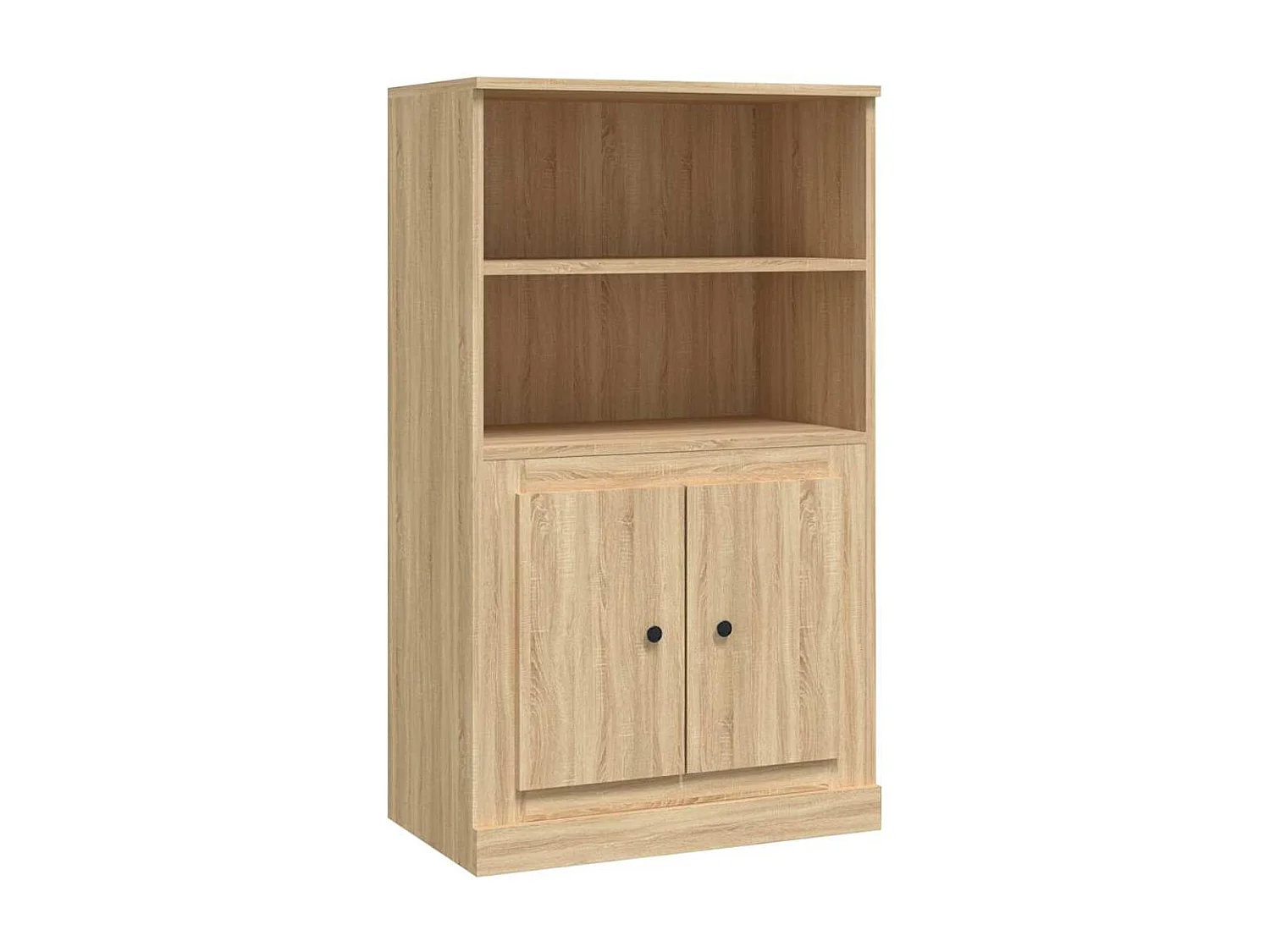 Hoge kast 60x35,5x103,5 cm bewerkt hout sonoma eikenkleurig
