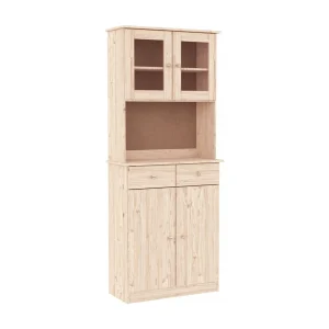 Hoge kast ALTA 77x35x188 cm massief grenenhout Hoge kast ALTA 77x35x188 cm massief grenenhout