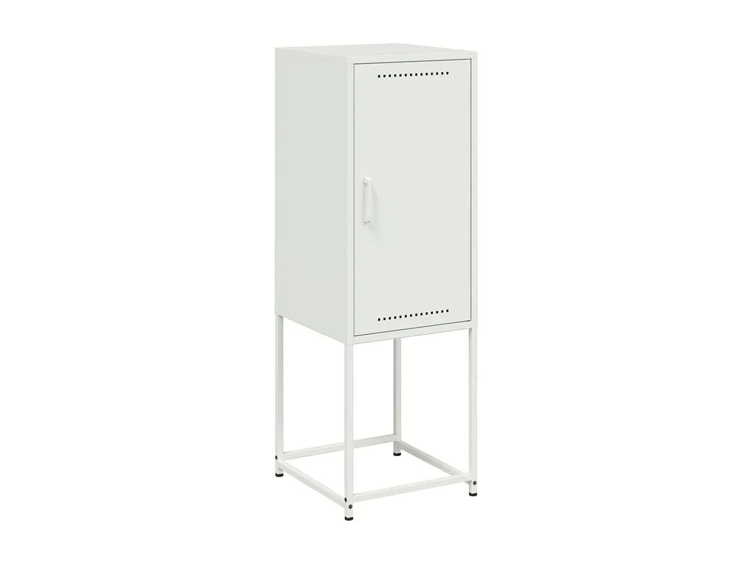 Hoge kast 36x39x107 cm staal wit
