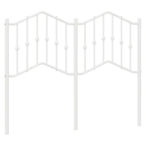 Vervangend hoofdbord 120 cm metaal wit Vervangend hoofdbord 120 cm metaal wit