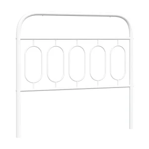 Vervangend hoofdbord 100 cm metaal wit