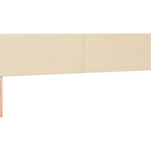 Hoofdborden 180x5x78/88 cm stof crèmekleurig Hoofdborden 180x5x78/88 cm stof crèmekleurig