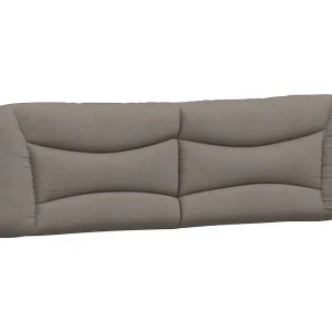 Hoofdbordkussen "Hvar" 180 cm stof taupe Hoofdbordkussen "Hvar" 180 cm stof taupe