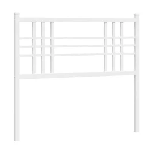 Vervangend hoofdbord 100 cm metaal wit