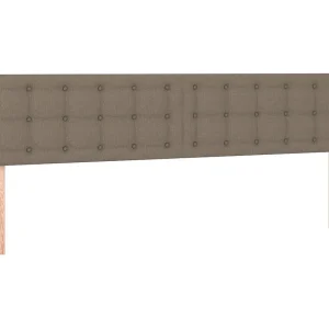 Hoofdborden 160x5x78/88 cm stof taupe Hoofdborden 160x5x78/88 cm stof taupe