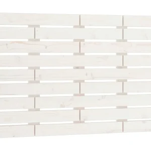 Hoofdbord wandmontage 81x3x63 cm massief grenenhout wit Hoofdbord wandmontage 81x3x63 cm massief grenenhout wit