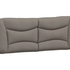 Hoofdbordkussen "Hvar" 140 cm stof taupe Hoofdbordkussen "Hvar" 140 cm stof taupe