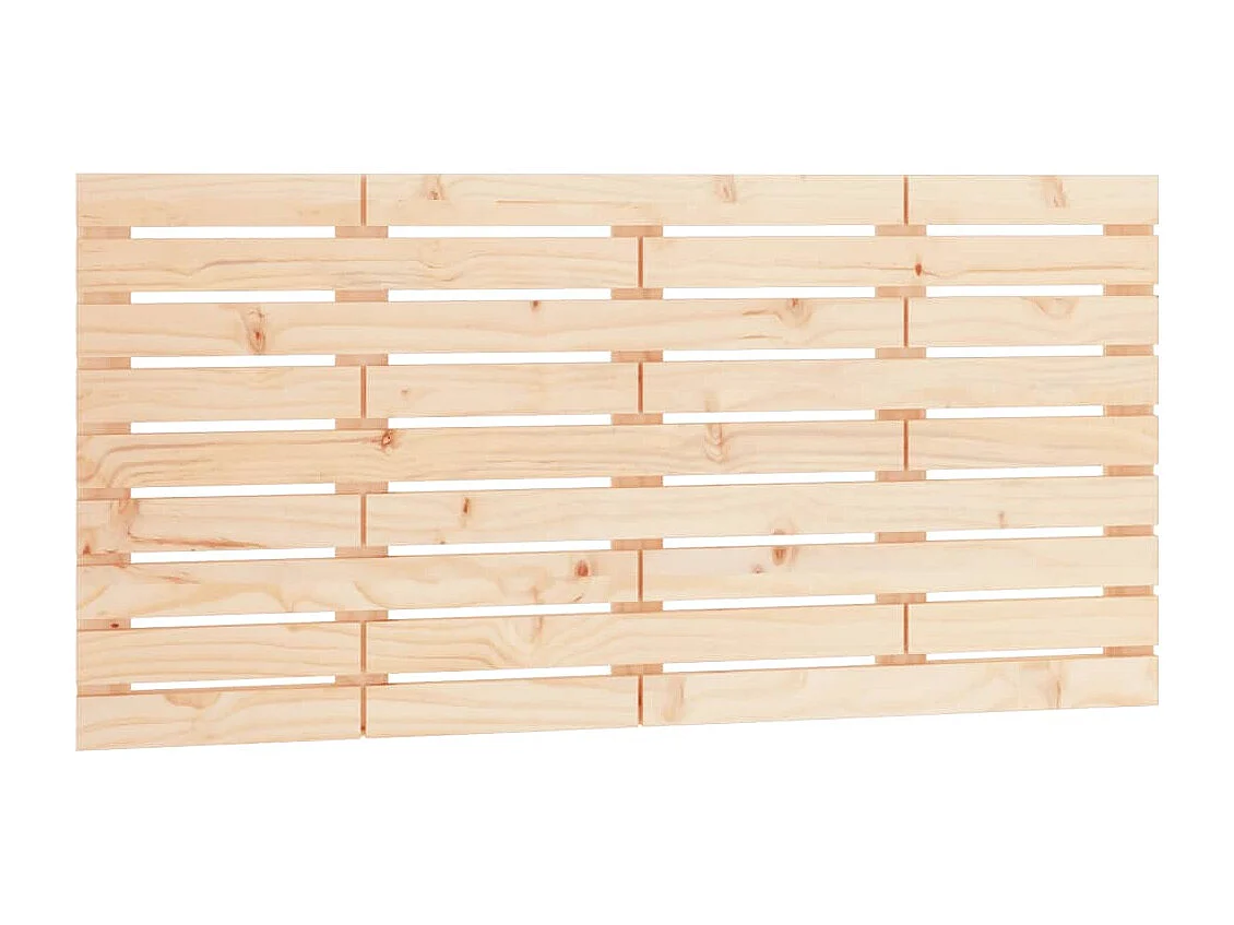 Hoofdbord wandmontage 156x3x63 cm massief grenenhout