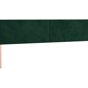 Hoofdborden 180x5x78/88 cm fluweel donkergroen Hoofdborden 180x5x78/88 cm fluweel donkergroen