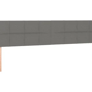 Hoofdborden 160x5x78/88 cm stof donkergrijs Hoofdborden 160x5x78/88 cm stof donkergrijs