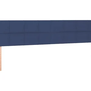 Hoofdborden 180x5x78/88 cm stof blauw Hoofdborden 180x5x78/88 cm stof blauw