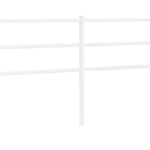 Vervangend hoofdbord 150 cm metaal wit Vervangend hoofdbord 150 cm metaal wit