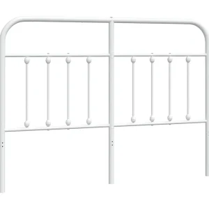 Vervangend hoofdbord metaal wit 135 cm Vervangend hoofdbord metaal wit 135 cm