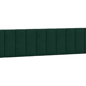 Hoofdbordkussen "Hanko" 200 cm fluweel donkergroen Hoofdbordkussen "Hanko" 200 cm fluweel donkergroen