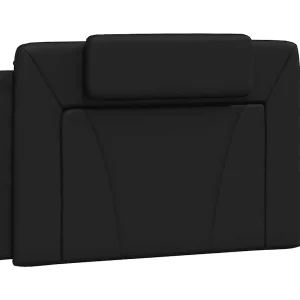 Hoofdbordkussen "Viana" 100 cm kunstleer zwart Hoofdbordkussen "Viana" 100 cm kunstleer zwart
