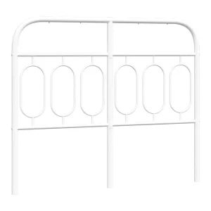Vervangend hoofdbord 120 cm metaal wit Vervangend hoofdbord 120 cm metaal wit