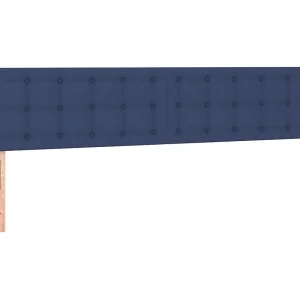 Hoofdborden 160x5x78/88 cm stof blauw Hoofdborden 160x5x78/88 cm stof blauw