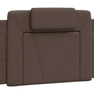 Hoofdbordkussen "Viana" 90 cm kunstleer bruin Hoofdbordkussen "Viana" 90 cm kunstleer bruin